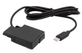 ChiliPower EP-5A dummy accu USB-C adapterset voor Nikon, accutype EN-EL14