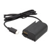 ChiliPower DR-BLK22 dummy accu USB-C adapterset voor Panasonic, accutype DMW-BLK22