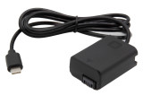 ChiliPower DR-FW50 dummy accu USB-C adapterset voor Sony, accutype NP-FW50